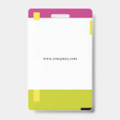 Employee ID Workers Employee Staff Member Badge 3 Ausweis (Back)