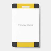 Employee ID Workers Employee Staff Member Badge 4 Ausweis (Rückseite)