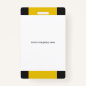 Employee ID Workers Employee Staff Member Badge 4 Ausweis (Rückseite)