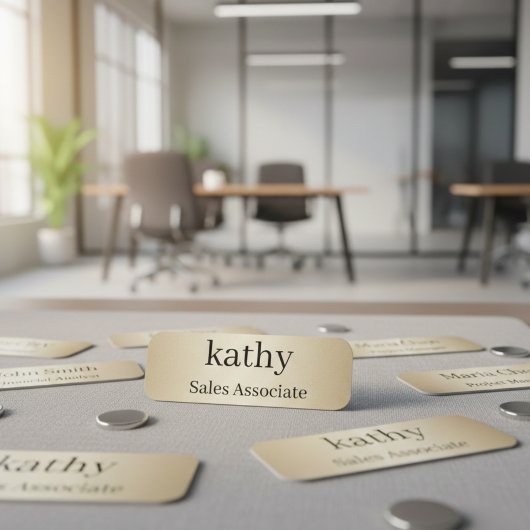 Employee Name Tag | Personalized Badge Namensschild