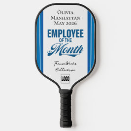 Employee of the Month Custom Business Recognition Pickleball Schläger