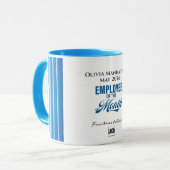 Employee of the Month Custom Business Recognition Tasse (Vorderseite Links)