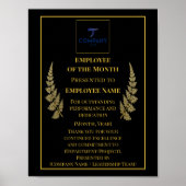 Employee of the Month Custom Recognition Corporate Poster (Vorne)
