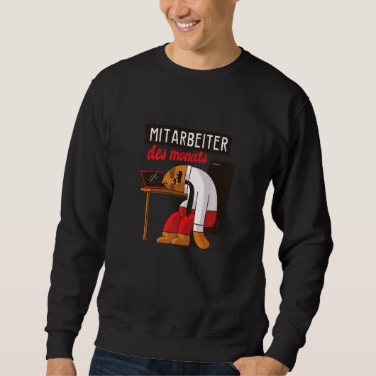 Employee of the Month Sloth Sweatshirt (Vorderseite)