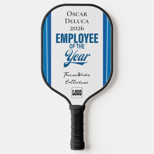 Employee of the Year Custom Business Recognition Pickleball Schläger (Vorderseite)