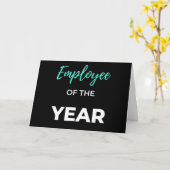 Employee Of The Year Karte (Gelbe Blume)