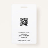 Employee Photo ID Company Ausweis (Rückseite)