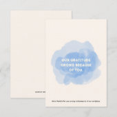 Employee Staff Thank You Appreciation Card Dankeskarte (Vorne/Hinten)