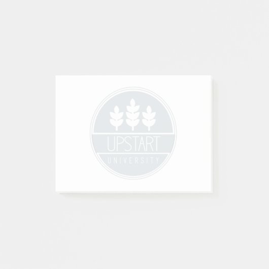 Emporkömmlings- Hochschulklebrige Anmerkungen Post-it Klebezettel (Vorderseite)