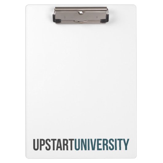 Emporkömmlings- Hochschulklemmbrett Klemmbrett (Vorderseite)