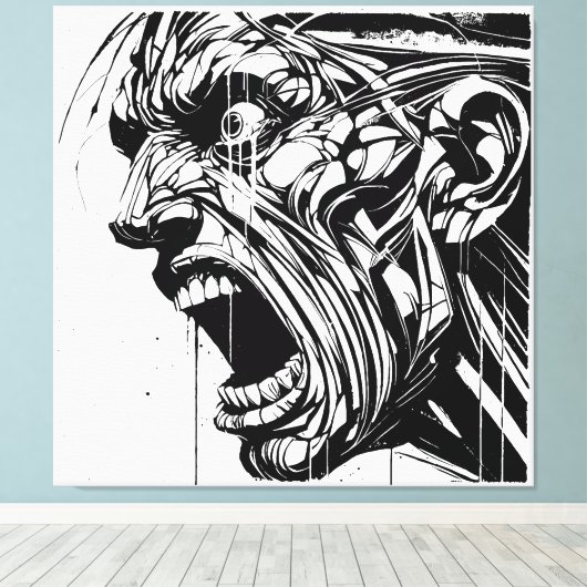 Empörung Leinwanddruck (Insitu (Holzboden))