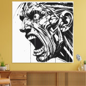 Empörung Leinwanddruck (Insitu (Wohnzimmer))