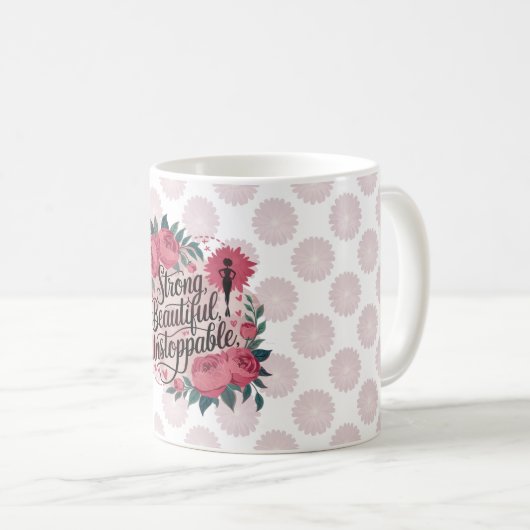 Empower Bloom Kaffeetasse (VorderseiteRechts)
