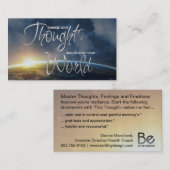 EMPOWER Cards - Gedanken, Gefühle und Gefühle Visitenkarte (Vorne/Hinten)