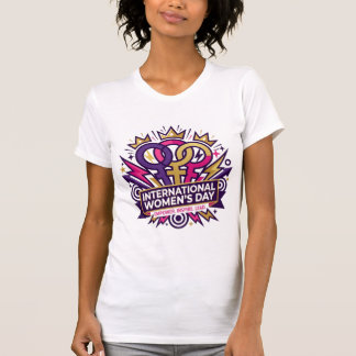 Empower Inspire Lead Frauen-Tag-Grafik T-Shirt