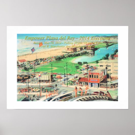 Empower Playa del Rey - 2014 Grenze Poster (Vorne)