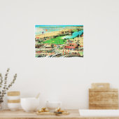 Empower Playa del Rey - 2014 ¼ Zoll Grenze Poster (Küche)