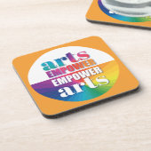 EMPOWER the Arts Coaster Set Getränkeuntersetzer (Linke Seite)