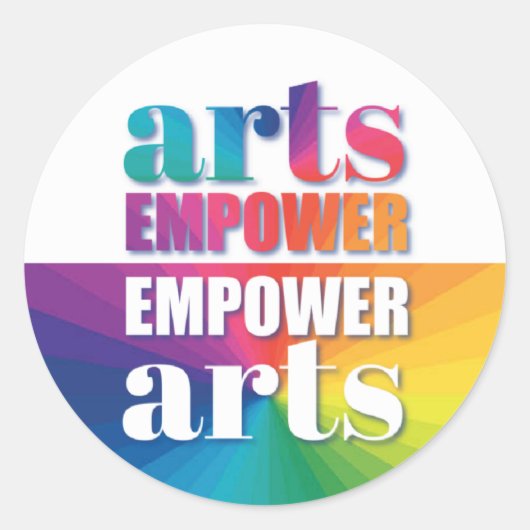 EMPOWER The Arts Stickers (Vorderseite)