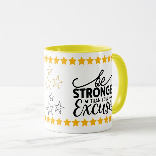 Empower Your Day: Motivierend Tasse (VorderseiteRechts)