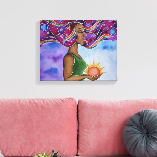 Empowered 2 von Rita Loyd Leinwanddruck (Insitu (Wohnzimmer))