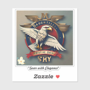 "Empowered Aviatrix" Aufkleber