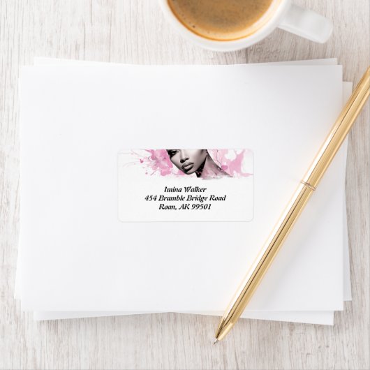 Empowered Divas Unleashed: Diva-ish Delights Label Adressaufkleber (Insitu)