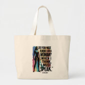 "Empowered Voices" Feminist Shakespeare Tasche (Vorne)
