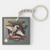 "Empowered Wings" Schlüsselanhänger (Rückseite)