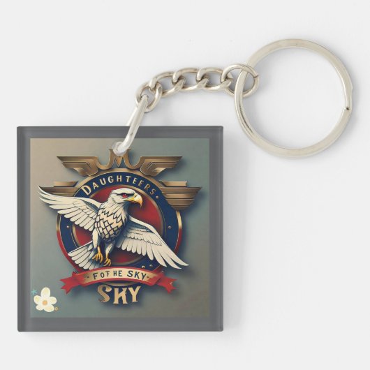 "Empowered Wings" Schlüsselanhänger (Rückseite)