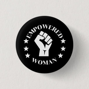 Empowered Woman Button