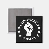 Empowered Woman Magnet (Vorderseite/Rückseite)