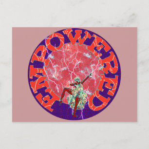 Empowered Woman Postkarte