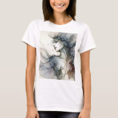 Empowerierte Leinwand: Wearable Art for Women-Hemd T-Shirt (Vorderseite)