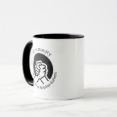 Empowerierte Problem-Solver-Tasse Tasse (Vorderseite Links)