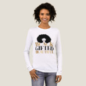 "Empowering identity, celebrating beauty." Tri-Blend Shirt (Vorderseite voll)