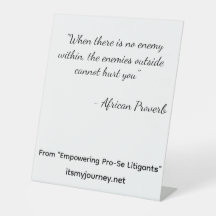 Empowering Pro-Se-Pedestal