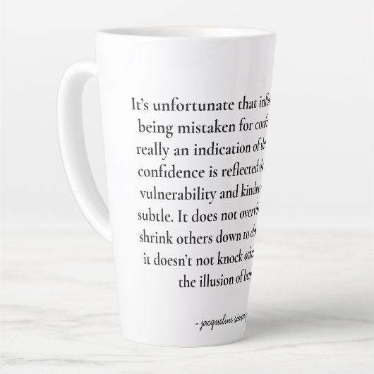 Empowering quote milchtasse (Linke Ecke)