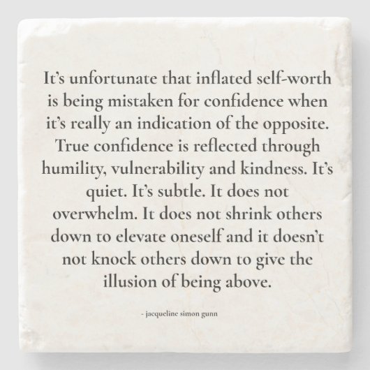 Empowering quote steinuntersetzer (Vorderseite)