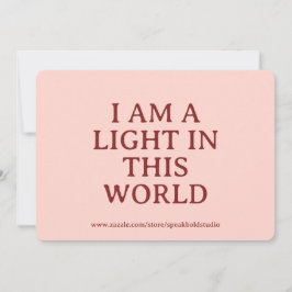 Empowering Self-Love Card – Custom Gift for Her Feiertagskarte
