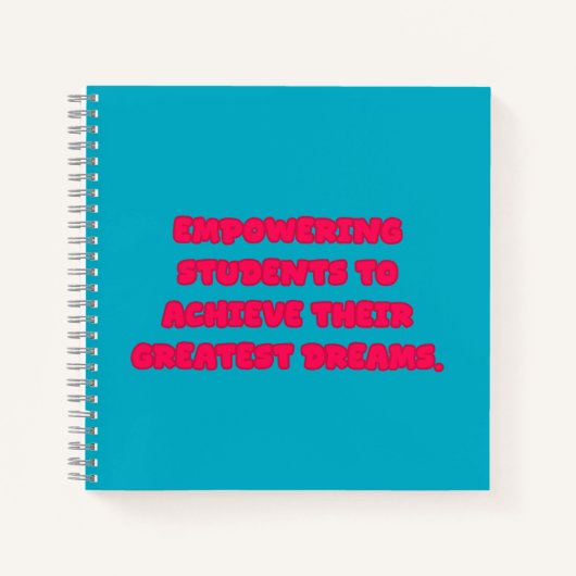 Empowering Students To Achieve Greatest Dreams Notizblock (Vorderseite)