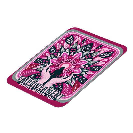 Empowerment beginnt in Ihnen Magnet (Linke Seite)