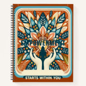 Empowerment beginnt in Ihnen Notizblock (Vorderseite)