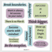 Empowerment des Aufklebers Set kundenspezifisch ge