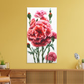 Empowerment durch Nelkenenergie Leinwanddruck (Insitu (Wohnzimmer))