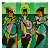 Empowerment gleicht Abstrakte Kunst des Eigenkapit Poster (Vorderseite)