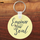 "Empowerment Ihres Souls - Motivierend Thread Schlüsselanhänger (Vorderseite)