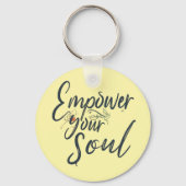 "Empowerment Ihres Souls - Motivierend Thread Schlüsselanhänger (Rückseite)
