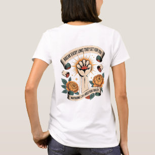 Empowerment-Kunst Traditionelles Tattoo-Klauen-Mot T-Shirt