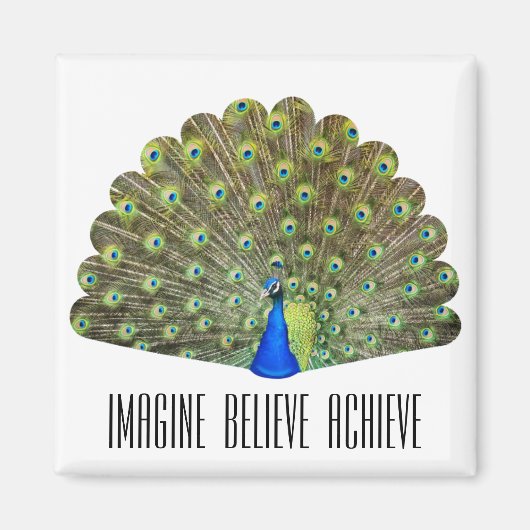 Empowerment Peacock Magnet (Vorne)